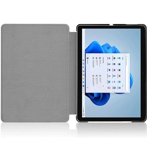 Etui Bizon Case Tab Croc do Microsoft Surface Pro 8 ciemnozielone