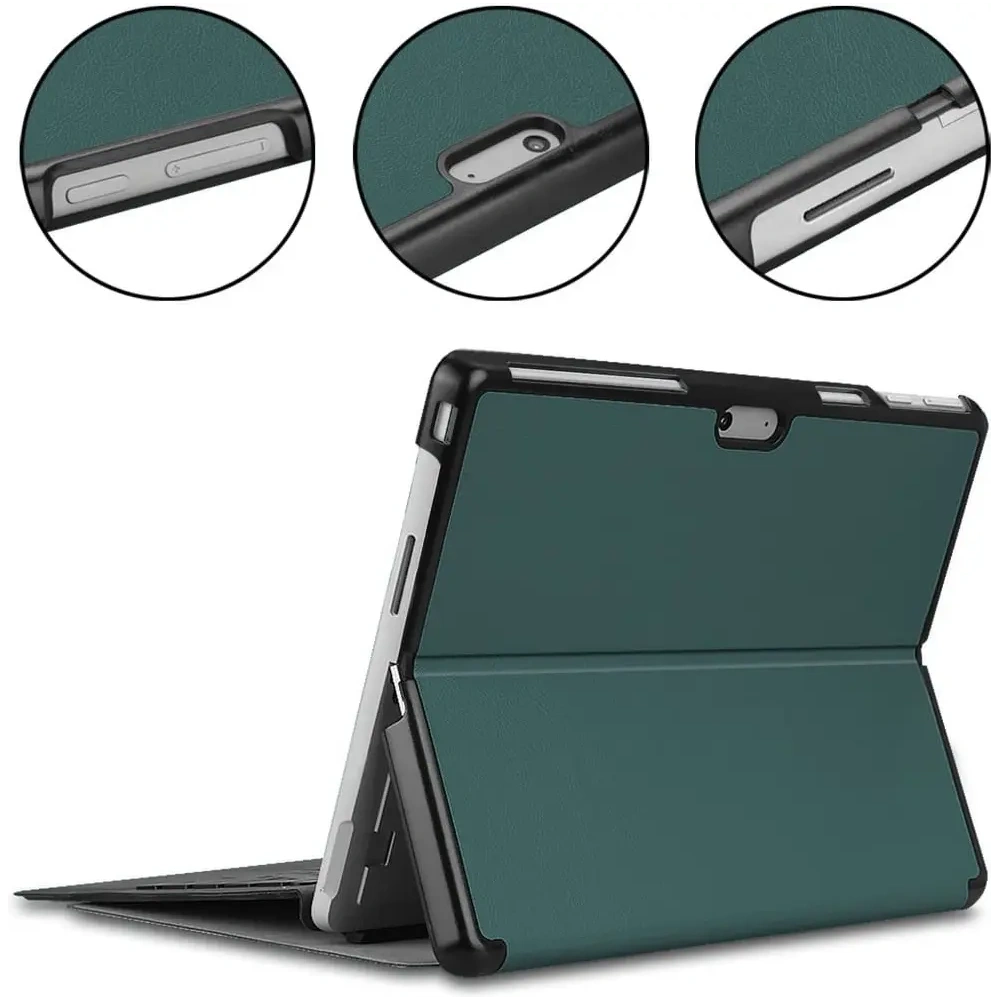 Hurtownia GSM - Bizon Case Tab Croc Microsoft Surface Pro 11 / 10 / 9 sötétzöld - BIZ447 - {ean13} - Hurt