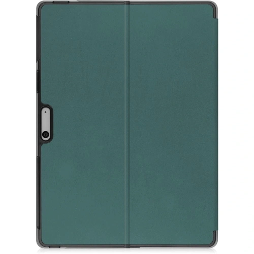 Etui Bizon Case Tab Croc do Microsoft Surface Pro 11 / 10 / 9 ciemnozielone