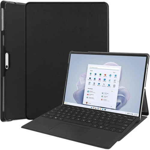 Etui Bizon Case Tab Croc do Microsoft Surface Pro 11 / 10 / 9 czarne