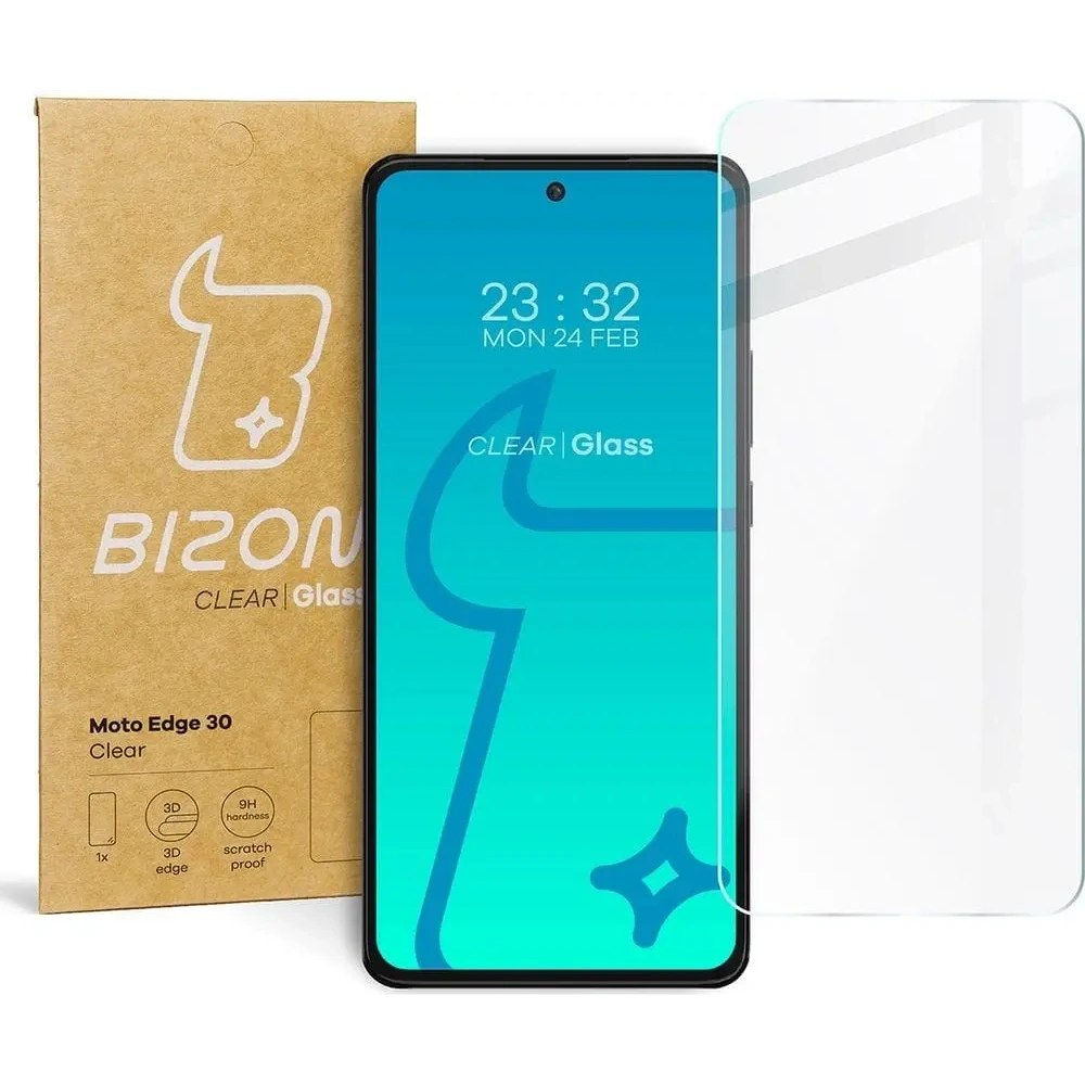Hurtownia GSM - Szkło hartowane Bizon Glass Clear do Motorola Edge 30 - BIZ449 - {ean13} - Hurt