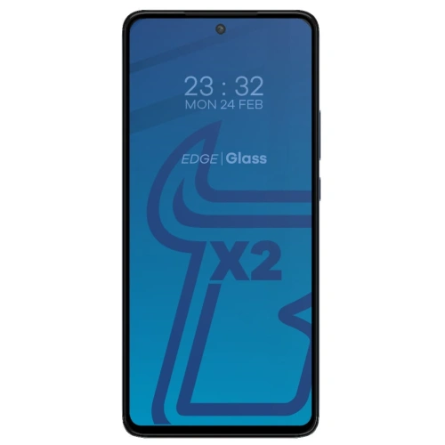 Szkło hartowane Bizon Glass Edge - [2 PACK] + ochrona na obiektyw Motorola Edge 30