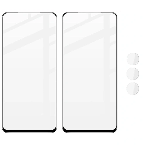 Szkło hartowane Bizon Glass Edge - [2 PACK] + ochrona na obiektyw Motorola Edge 30