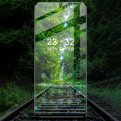 Szkło hartowane Bizon Glass Edge - [2 PACK] + ochrona na obiektyw Motorola Edge 30