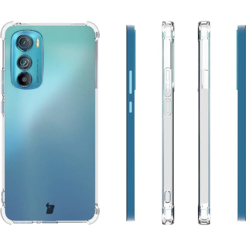 Hurtownia GSM - Etui + 2x szkło na ekran + obiektyw Bizon Case Clear Pack do Moto Edge 30 przezroczyste - BIZ451 - {ean13} - Hurt