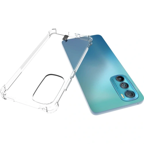 Etui + 2x szkło na ekran + obiektyw Bizon Case Clear Pack do Moto Edge 30 przezroczyste