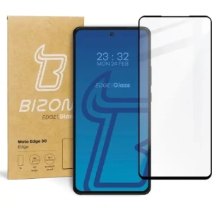 Hurtownia GSM - Szkło hartowane Bizon Glass Edge do Motorola Edge 30 czarne - BIZ452 - {ean13} - Hurt