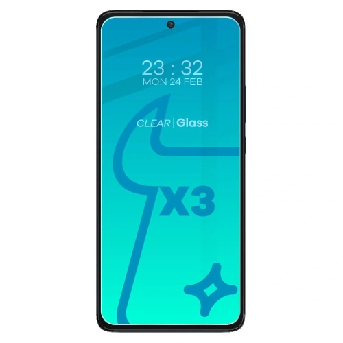 Szkło hartowane Bizon Glass Clear - 3 szt. + obiektyw Motorola Edge 30