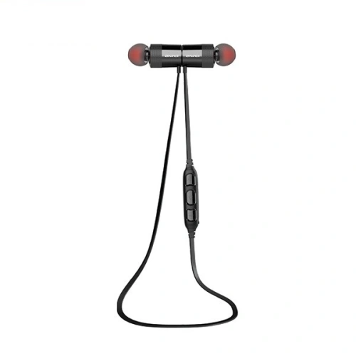 AWEI słuchawki sportowe Bluetooth AK2 czarny/black Magnetic switch