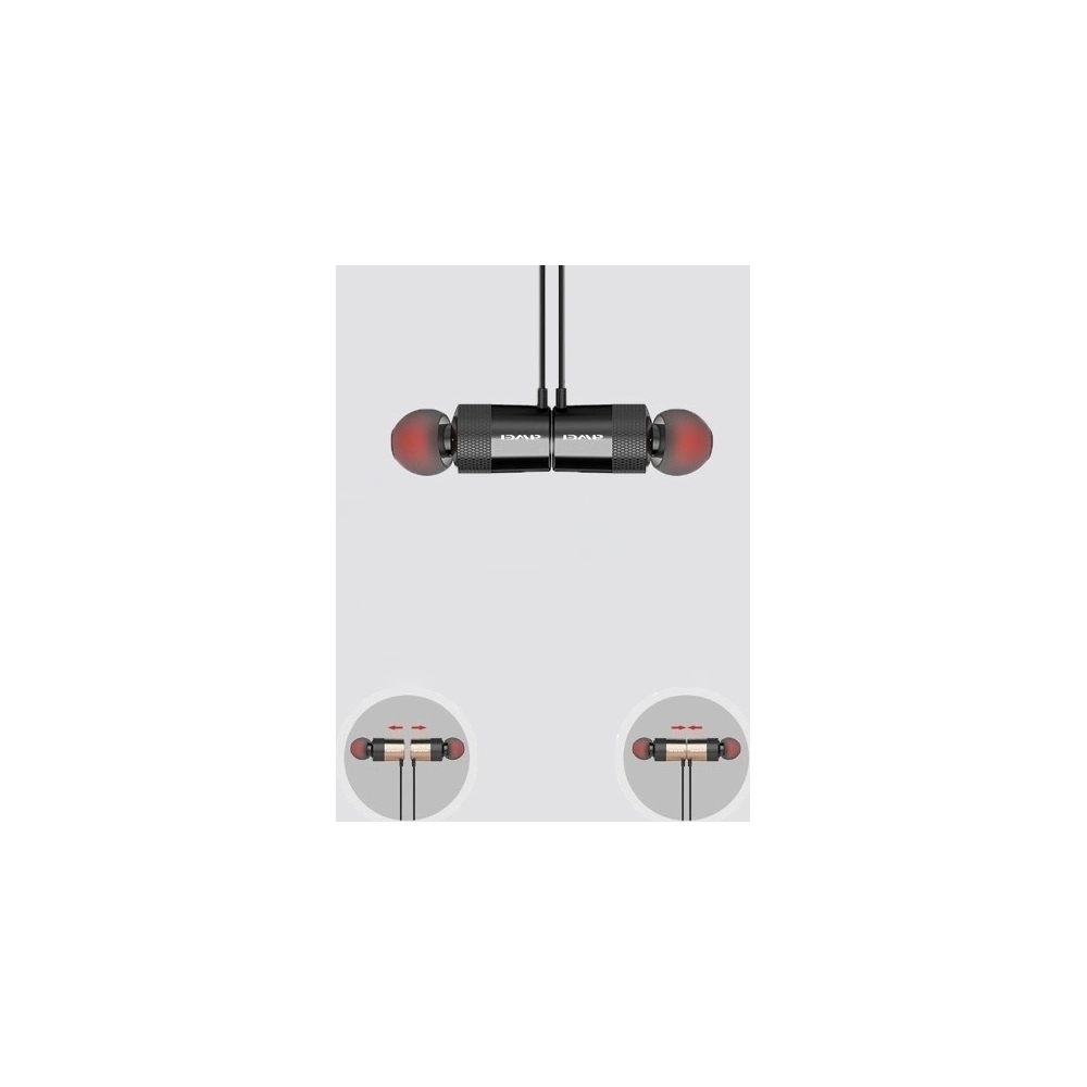 Hurtownia GSM - AWEI słuchawki sportowe Bluetooth AK2 czarny/black Magnetic switch - AWEI030BLK - {ean13} - Hurt