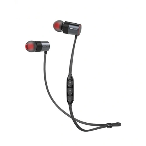 AWEI słuchawki sportowe Bluetooth AK2 czarny/black Magnetic switch