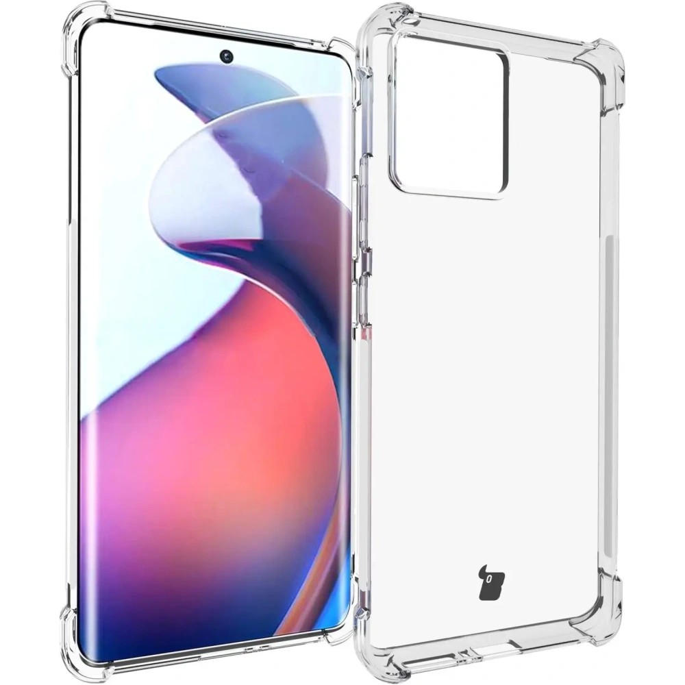 Hurtownia GSM - Bizon Case Clear Pack Hülle + 2x Bildschirmfolie + Linsenschutz für Motorola Moto Edge 30 Fusion klar - BIZ456 - {ean13} - Hurt