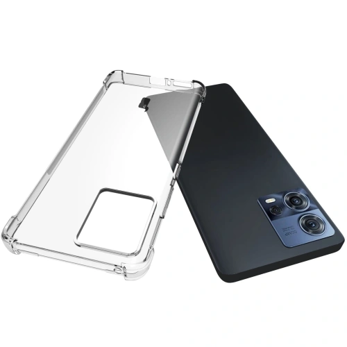 Etui + 2x folia + obiektyw Bizon Case Clear Pack do Motorola Moto Edge 30 Fusion przezroczyste
