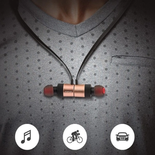 AWEI słuchawki sportowe Bluetooth AK2 czarny/black Magnetic switch