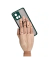 Wholesale Bizon Case Hybrid Ring Motorola Edge 30 Fusion smoky with a dark green frame - BIZ458 - {ean13} - Hurt
