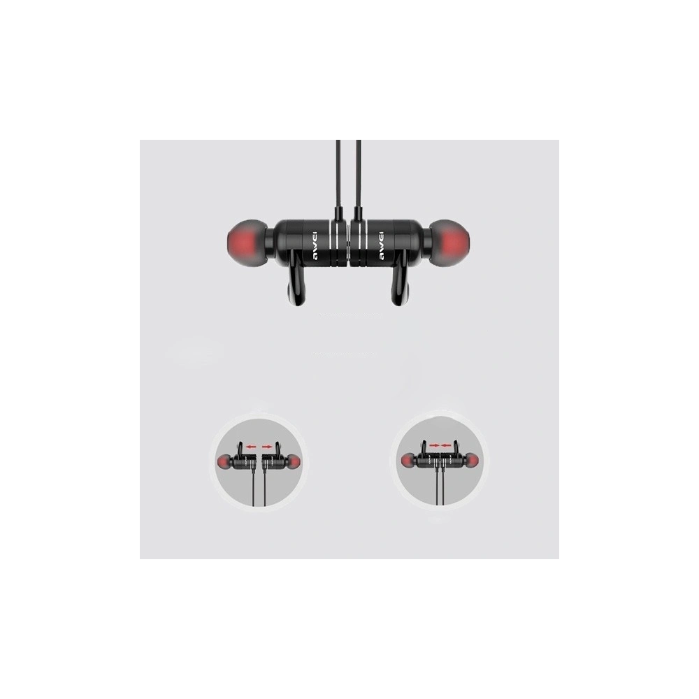 Hurtownia GSM - AWEI słuchawki sportowe Bluetooth AK7 czarny/black Magnetic switch - AWEI031BLK - {ean13} - Hurt