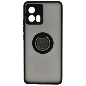 Hurtownia GSM - Etui z uchwytem na palec Bizon Case Hybrid Ring do Motorola Edge 30 Fusion przydymione z czarną ramką - BIZ460 - {ean13} - Hurt