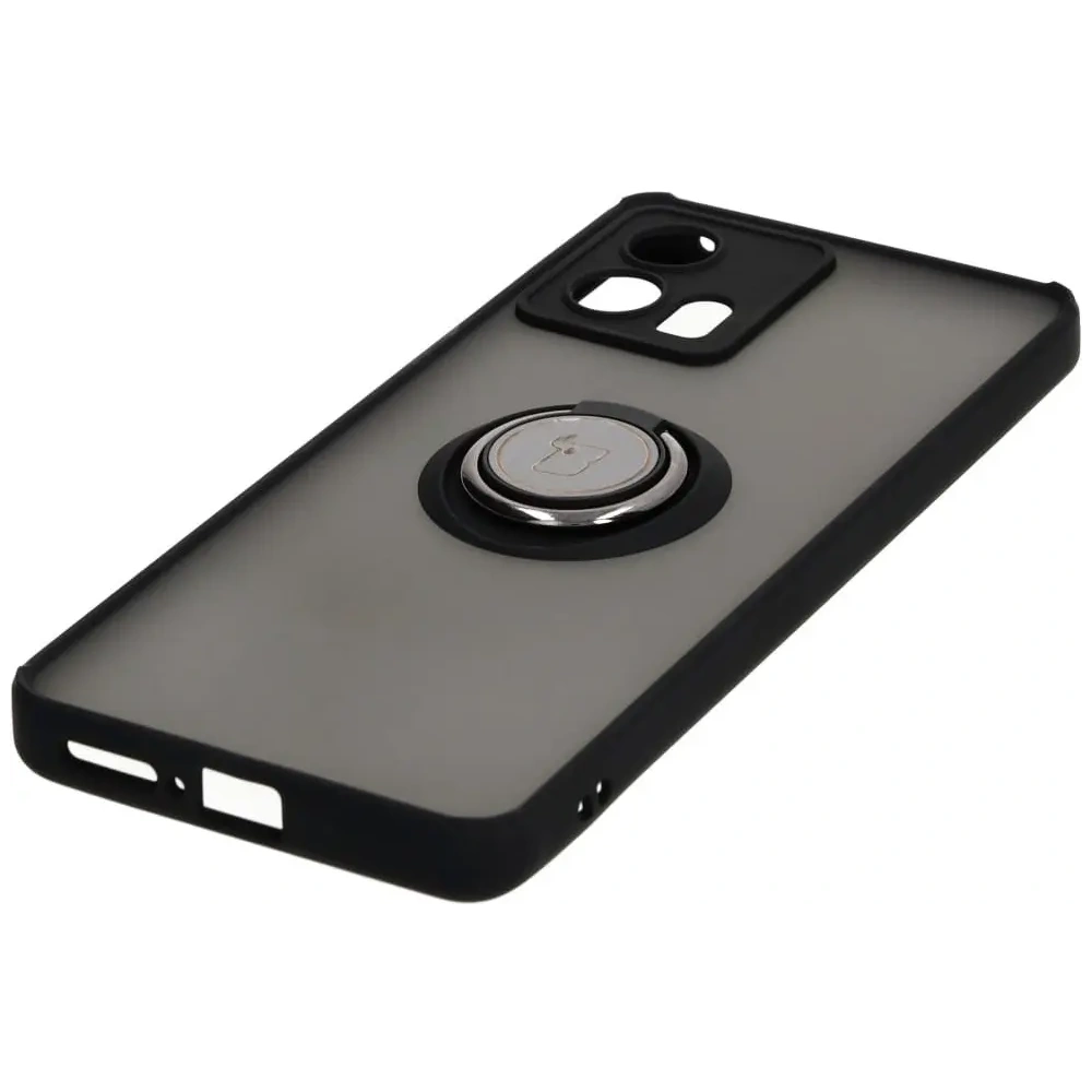 Hurtownia GSM - Bizon Case Hybrid Ring Motorola Edge 30 Fusion rauchig mit einem schwarzen Rahmen - BIZ460 - {ean13} - Hurt