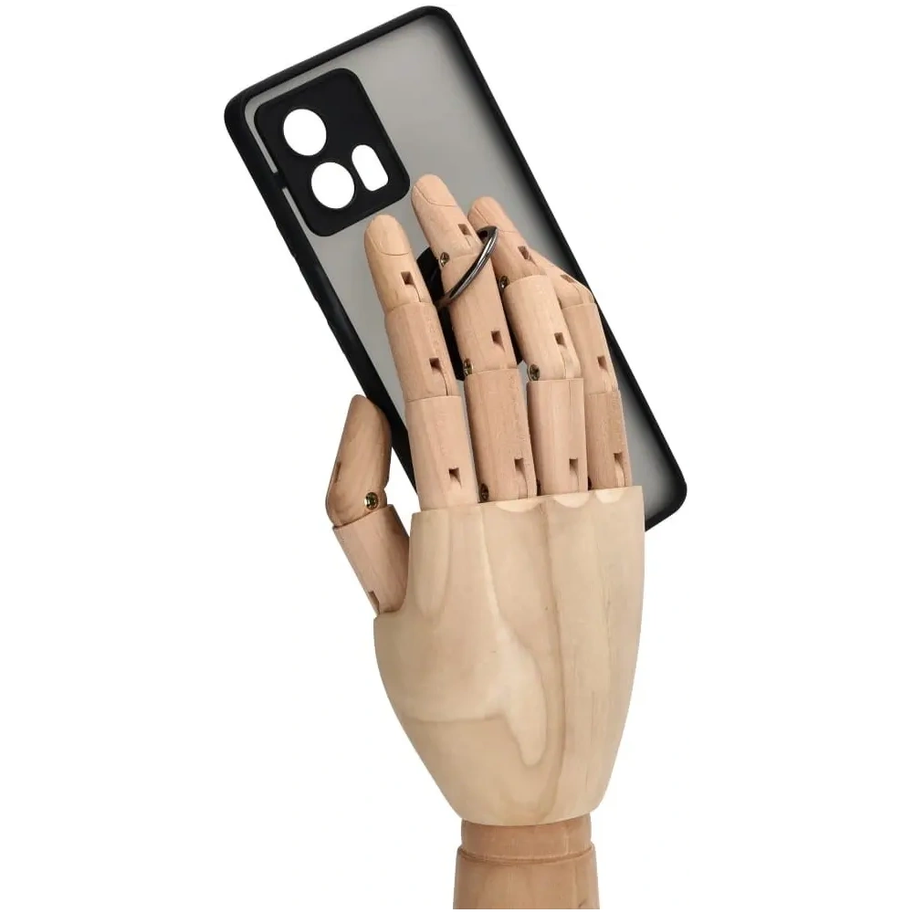 Hurtownia GSM - Bizon Case Hybrid Ring Motorola Edge 30 Fusion rauchig mit einem schwarzen Rahmen - BIZ460 - {ean13} - Hurt