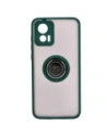 Hurtownia GSM - Caz Bizon Hybrid Ring Motorola Edge 30 Neo fumuriu cu un cadru verde închis - BIZ461 - {ean13} - Hurt