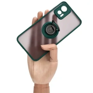 Hurtownia GSM - Bizon Case Hybrid Gyűrű Motorola Edge 30 Neo füstös, sötétzöld kerettel - BIZ461 - {ean13} - Hurt