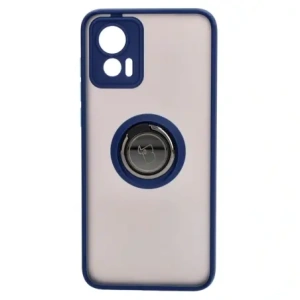 Hurtownia GSM - Etui z uchwytem na palec Bizon Case Hybrid Ring do Motorola Edge 30 Neo przydymione z granatową ramką - BIZ462 - {ean13} - Hurt