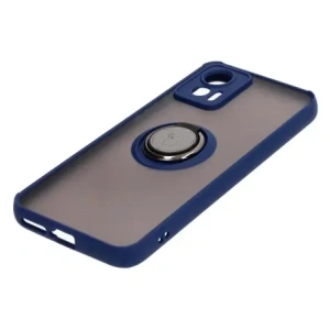 Hurtownia GSM - Bizon Case Hybrid Gyűrű Motorola Edge 30 Neo füstös színben, sötétkék kerettel - BIZ462 - {ean13} - Hurt