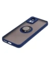 Hurtownia GSM - Caz Hybrid Ring Bizon Motorola Edge 30 Neo fumuriu cu un cadru bleu marin - BIZ462 - {ean13} - Hurt