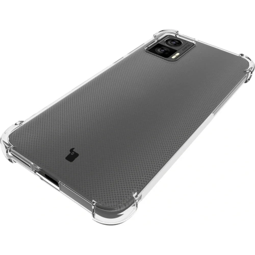 Etui + 2x folia + obiektyw Bizon Case Clear Pack do Motorola Moto Edge 30 Neo przezroczyste