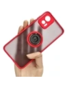 Hurtownia GSM - Bizon Case Hybrid Ring Motorola Edge 30 Neo rauchig mit rotem Rahmen - BIZ464 - {ean13} - Hurt