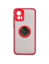Hurtownia GSM - Bizon Case Hybrid Ring Motorola Edge 30 Neo rauchig mit rotem Rahmen - BIZ464 - {ean13} - Hurt