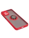 Hurtownia GSM - Bizon Case Hybrid Ring Motorola Edge 30 Neo rauchig mit rotem Rahmen - BIZ464 - {ean13} - Hurt