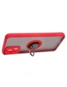 Hurtownia GSM - Caz hibrid Bizon Ring Motorola Edge 30 Neo fumuriu cu un cadru roșu - BIZ464 - {ean13} - Hurt
