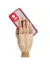Hurtownia GSM - Bizon Case Hybrid Ring Motorola Edge 30 Neo rauchig mit rotem Rahmen - BIZ464 - {ean13} - Hurt