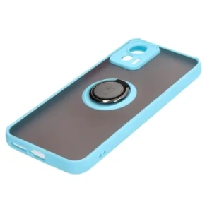 Hurtownia GSM - Etui z uchwytem na palec Bizon Case Hybrid Ring do Motorola Edge 30 Neo przydymione z jasnoniebieską ramką - BIZ465 - {ean13} - Hurt