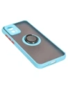 Hurtownia GSM - Pouzdro s prstovým úchytem Bizon Case Hybrid Ring pro Motorola Edge 30 Neo kouřové s jasně modrým rámečkem. - BIZ465 - {ean13} - Hurt