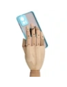 Hurtownia GSM - Pouzdro s prstovým úchytem Bizon Case Hybrid Ring pro Motorola Edge 30 Neo kouřové s jasně modrým rámečkem. - BIZ465 - {ean13} - Hurt