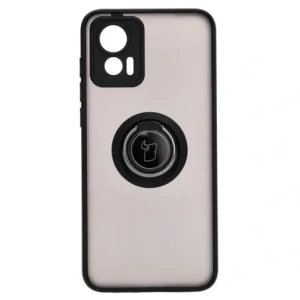 Hurtownia GSM - Etui z uchwytem na palec Bizon Case Hybrid Ring do Motorola Edge 30 Neo przydymione z czarną ramką - BIZ466 - {ean13} - Hurt