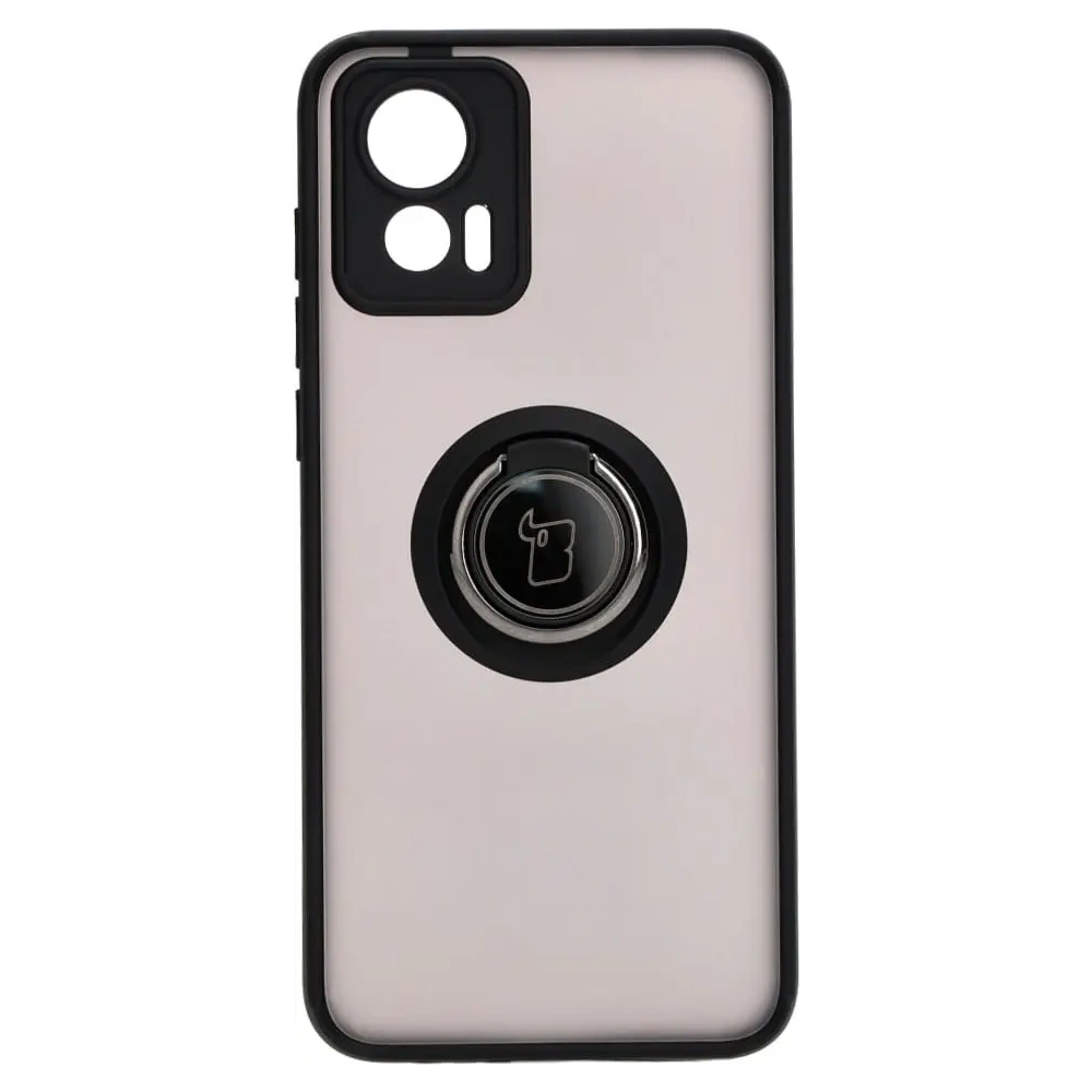 Hurtownia GSM - Etui s úchopem na prst Bizon Case Hybrid Ring pro Motorola Edge 30 Neo kouřové s černým rámem - BIZ466 - {ean13} - Hurt