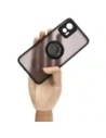 Hurtownia GSM - Etui s úchopem na prst Bizon Case Hybrid Ring pro Motorola Edge 30 Neo kouřové s černým rámem - BIZ466 - {ean13} - Hurt