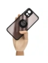 Hurtownia GSM - Etui s úchopem na prst Bizon Case Hybrid Ring pro Motorola Edge 30 Neo kouřové s černým rámem - BIZ466 - {ean13} - Hurt