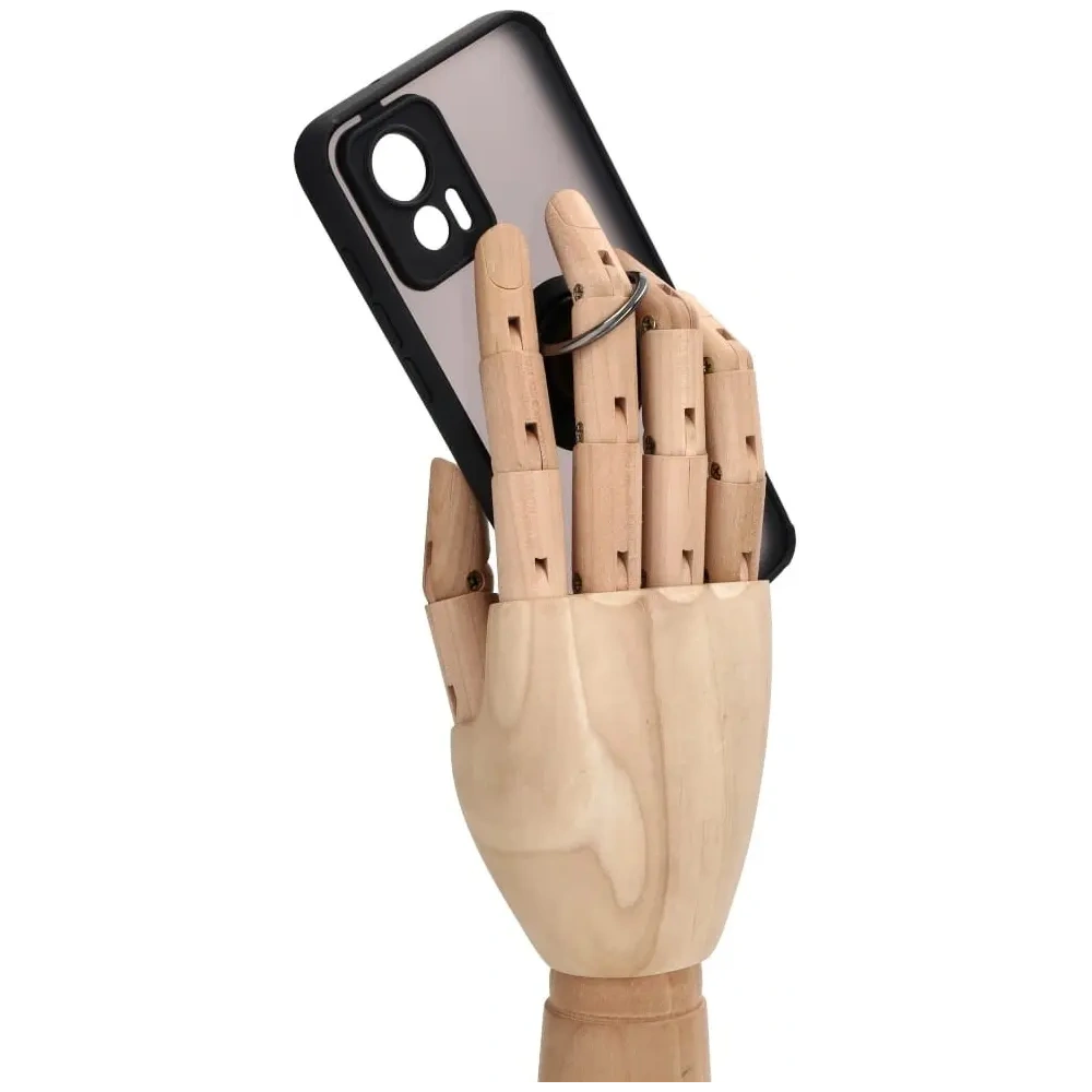 Hurtownia GSM - Etui s úchopem na prst Bizon Case Hybrid Ring pro Motorola Edge 30 Neo kouřové s černým rámem - BIZ466 - {ean13} - Hurt