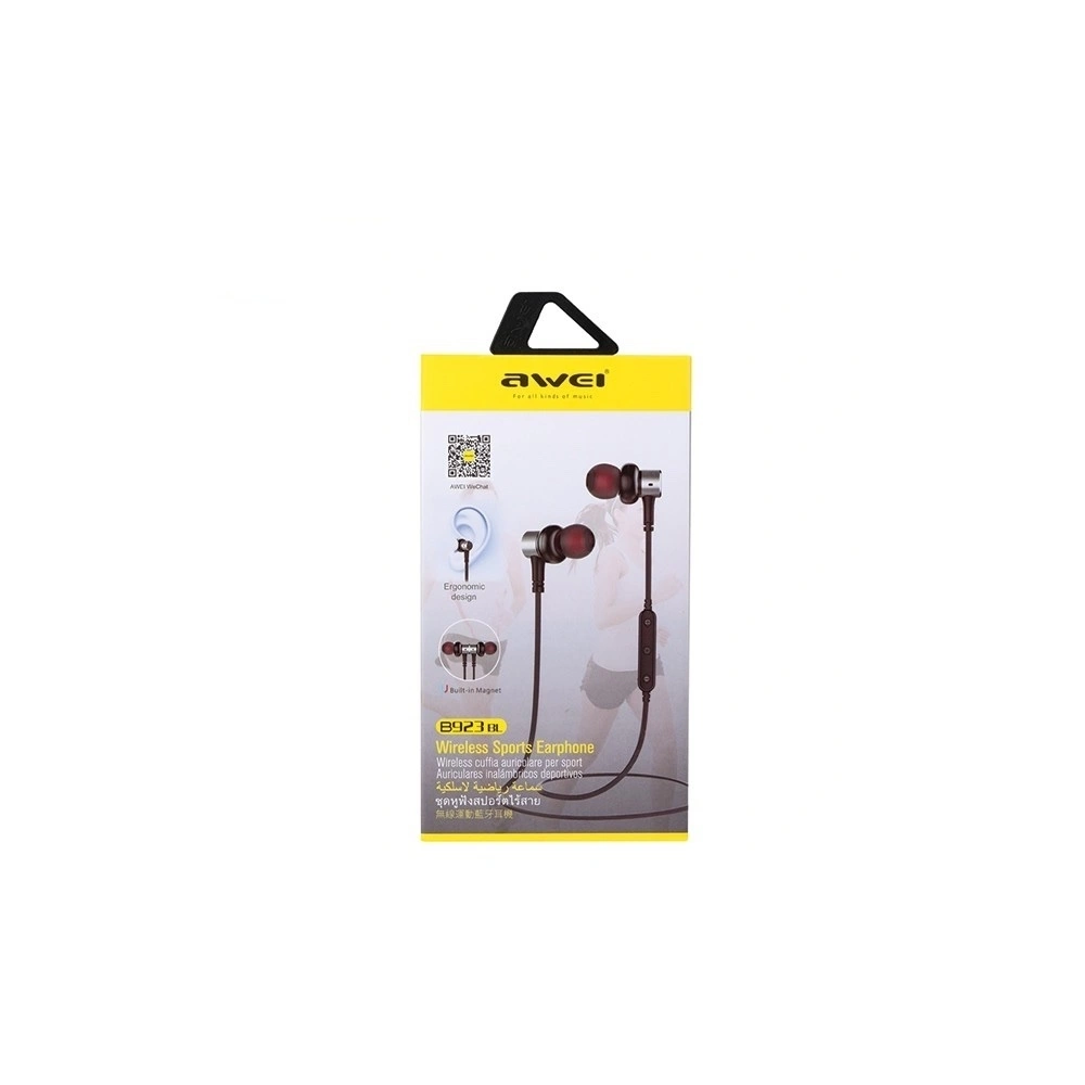 Hurtownia GSM - AWEI słuchawki sportowe Bluetooth B923BL szary/grey magnetyczne - AWEI032GRY - {ean13} - Hurt