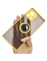 Wholesale Bizon Case Hybrid Ring Motorola Edge 30 Ultra smoky with a yellow frame - BIZ471 - {ean13} - Hurt