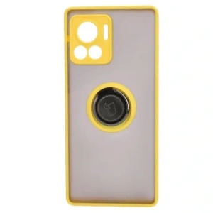 Hurtownia GSM - Bizon Case Hybrid Ring Motorola Edge 30 Ultra füstös sárga kerettel - BIZ471 - {ean13} - Hurt