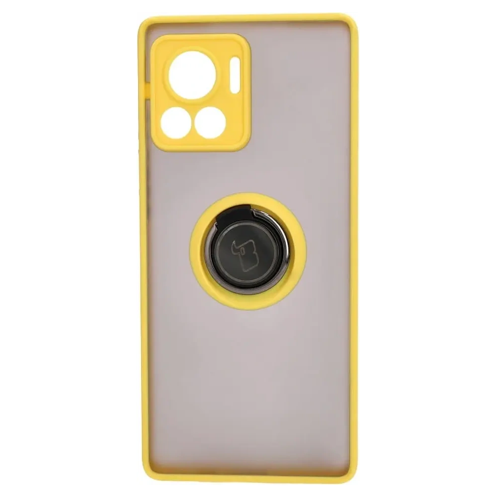 Hurtownia GSM - Bizon Case Hybrid Ring Motorola Edge 30 Ultra füstös sárga kerettel - BIZ471 - {ean13} - Hurt