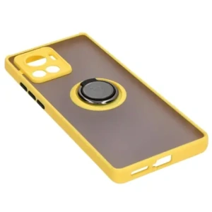 Hurtownia GSM - Bizon Case Hybrid Ring Motorola Edge 30 Ultra füstös sárga kerettel - BIZ471 - {ean13} - Hurt