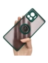 Wholesale Bizon Case Hybrid Ring Motorola Edge 30 Ultra smoky with a dark green frame - BIZ472 - {ean13} - Hurt