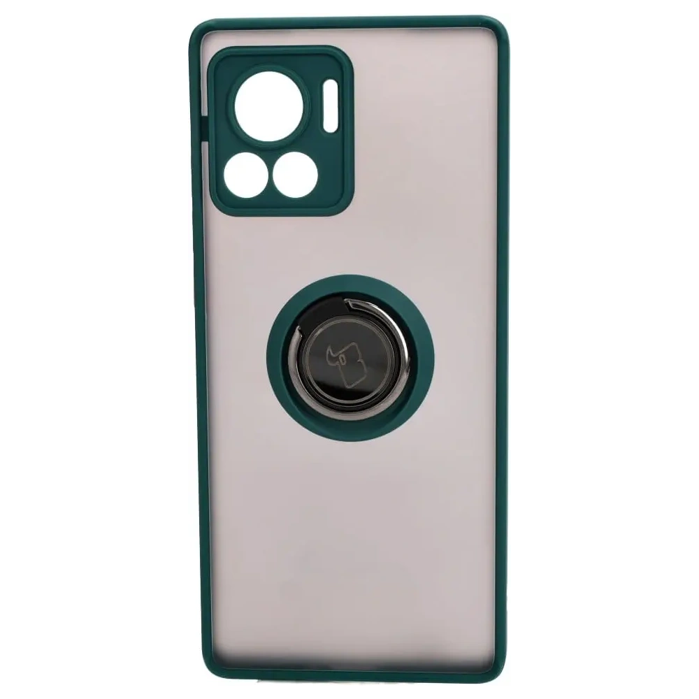 Hurtownia GSM - Bizon Case Hybrid Ring Motorola Edge 30 Ultra füstös sötétzöld kerettel - BIZ472 - {ean13} - Hurt