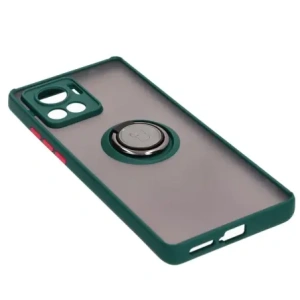 Hurtownia GSM - Bizon Case Hybrid Ring Motorola Edge 30 Ultra füstös sötétzöld kerettel - BIZ472 - {ean13} - Hurt